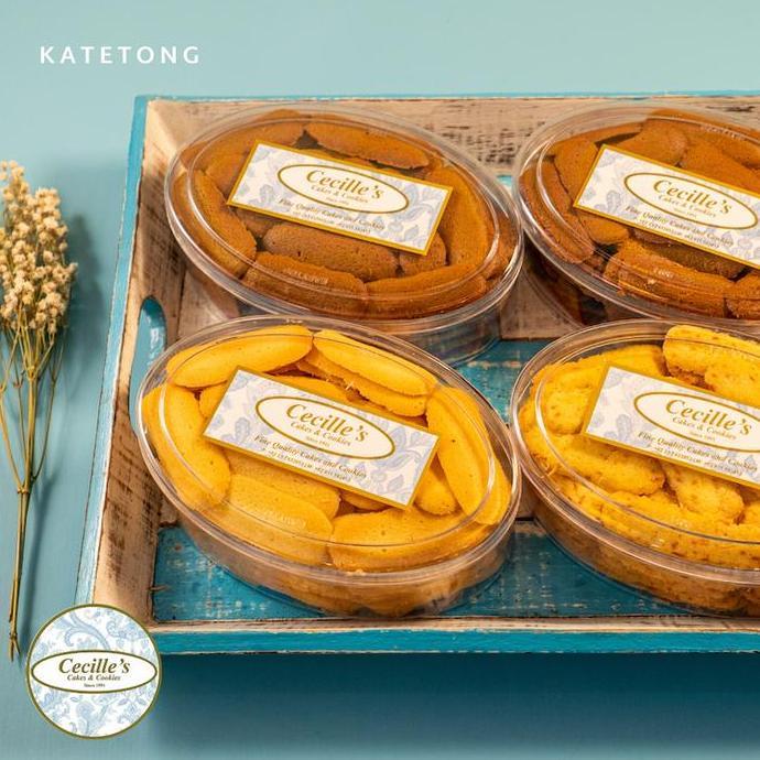 Cecille's Cakes & Cookies - Katetong Lidah Kucing Premium 250gr HM