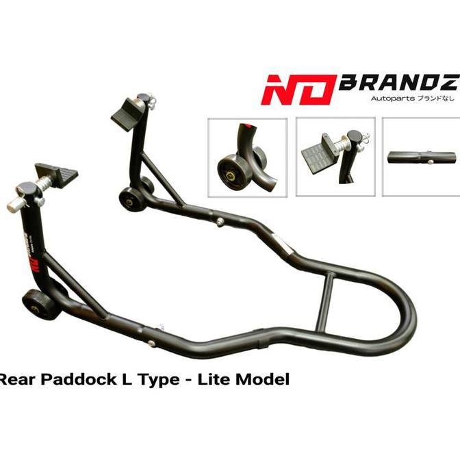 Standar Paddock Belakang No Brandz LITE Jalu Type V dan L