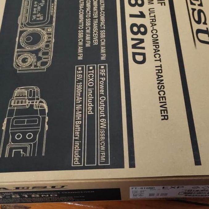 PROMO RIG YAESU FT-818ND HF VHF UHF ORIGINAL FT818 FT 818 SSB YAESU