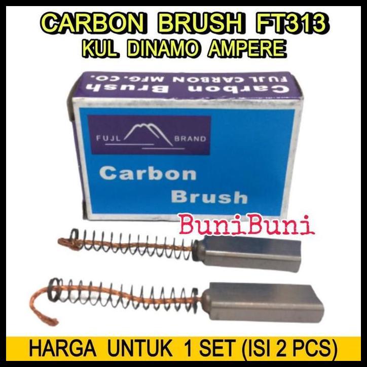 GRATIS ONGKIR CARBON BRUSH ALTERNATOR FT 313 / KUL COOL ARANG DINAMO AMPERE MOBIL RINO HIACE TAFT GT
