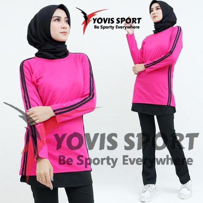 Promo Yovis sport - setelan rok olahraga senam wanita Diskon