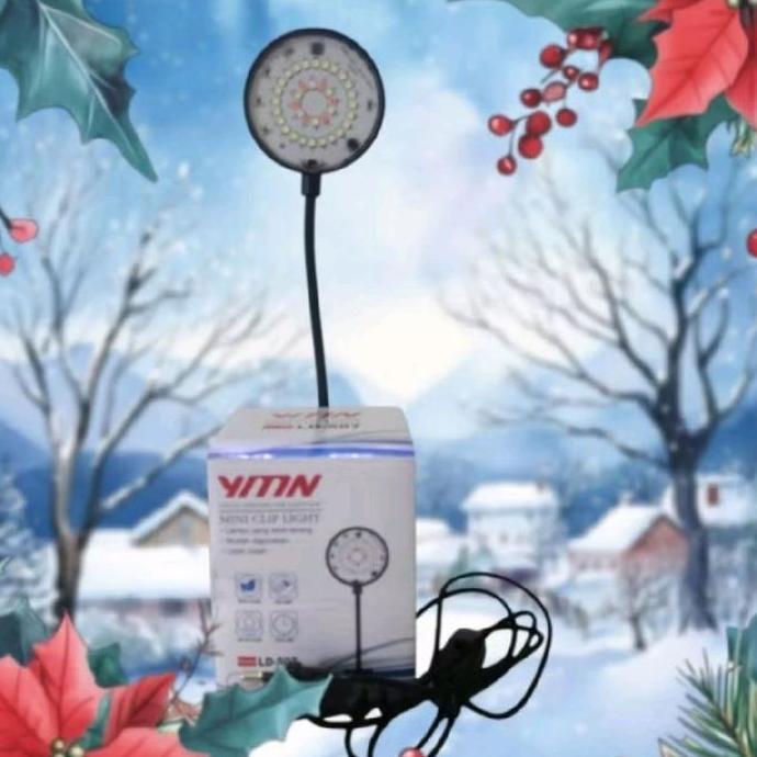 Catbull- Lampu Led Jepit 3 Mode Warna Aquarium Aquascape