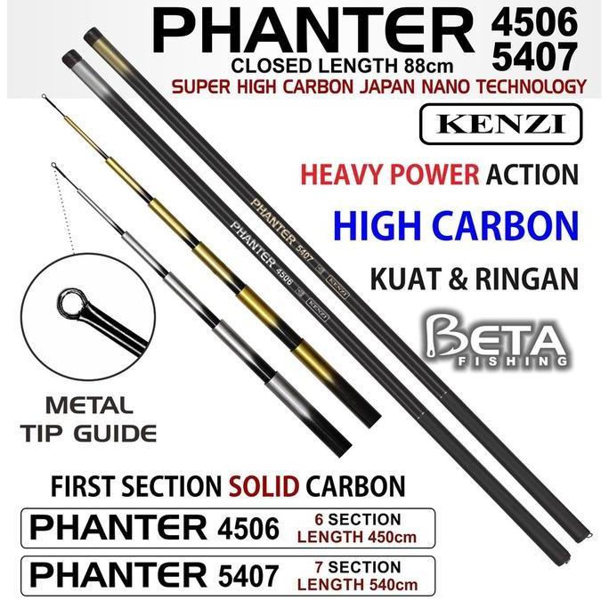 Rod Joran Tegek Kenzi Phanter Carbon Rod