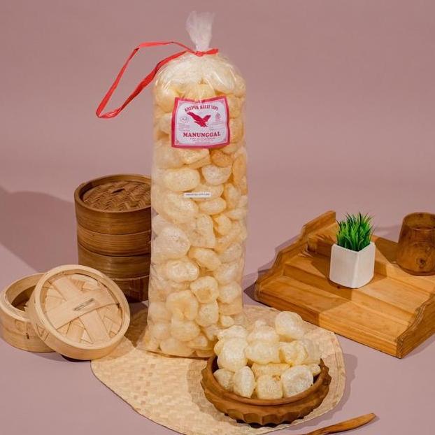 Paket Hemat 3 Ball Krupuk Kulit Sapi Asli Food Cemilan Snack Makanan Kerupuk Murah Pedas Rambak Keri