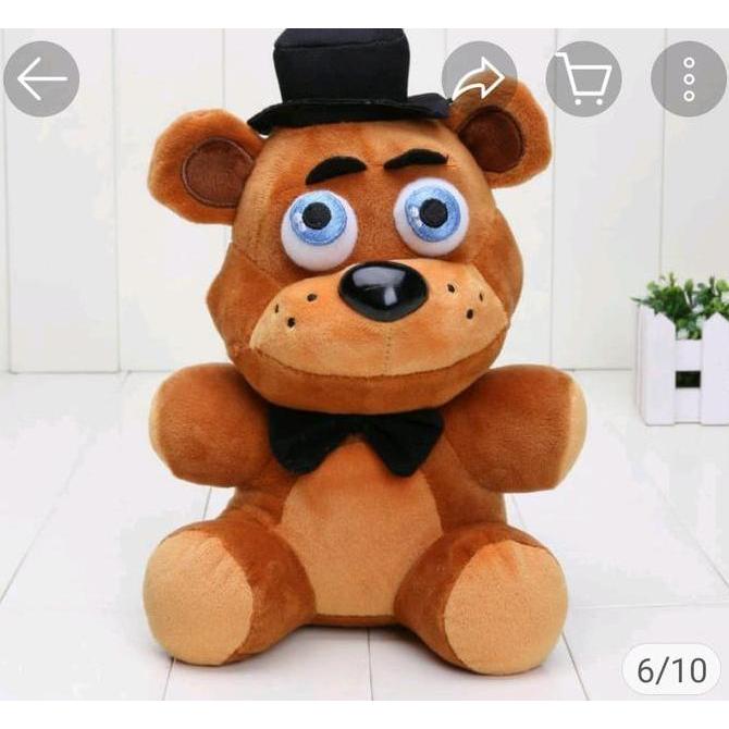 Bungavezza - Boneka Fredys Fnaf Mainan Fivenight At Fredy Scurity Breach
