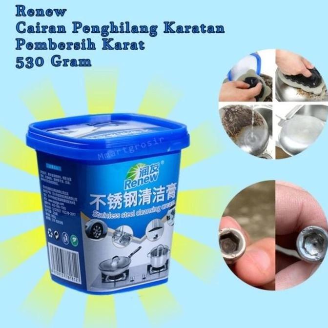 Ready oke] Cairan Pembersih Wajan Kerak Cairan Penghilang Karat Kerak Noda Wajan