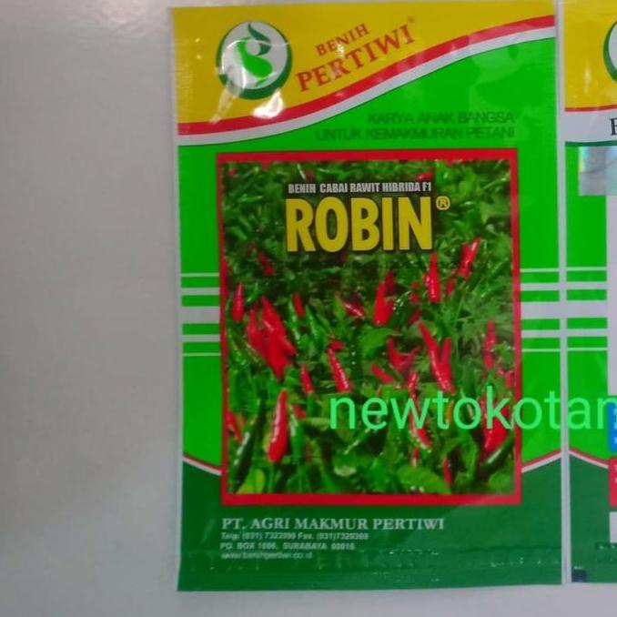 PROMO Benih cabe ROBIN F1 10 gram benih cabe rawit hijau hibrida dari benih pertiwi cabai rawit hija