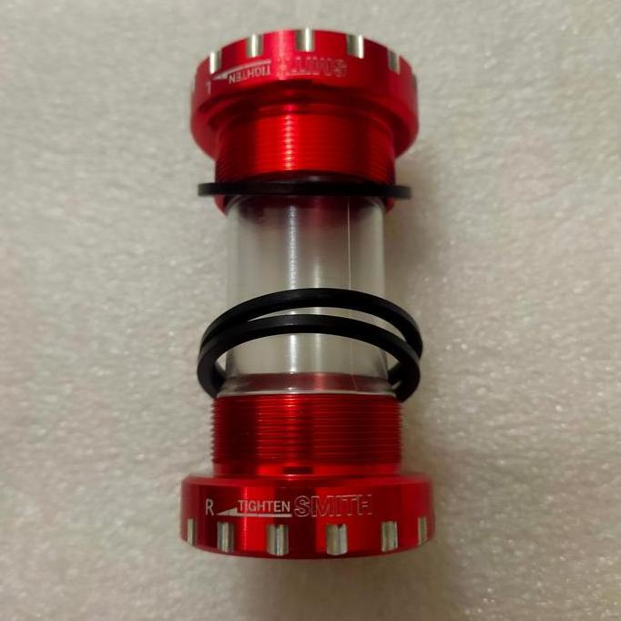BB hollowtech 2 - bottom bracket HT2 SMITH rasa ceramic - merah