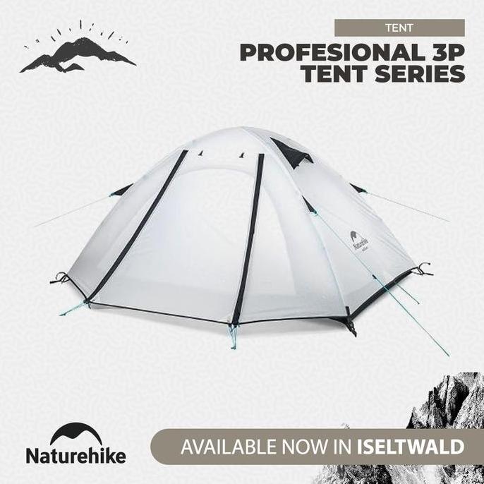 Terlaris Tenda Profesional 3P Naturehike Tent Series Nh18Z033-P