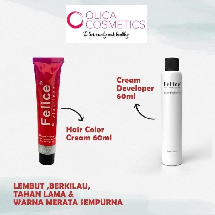Styling- Felice Hair Color /Cat Rambut Felice Dus Merah Original