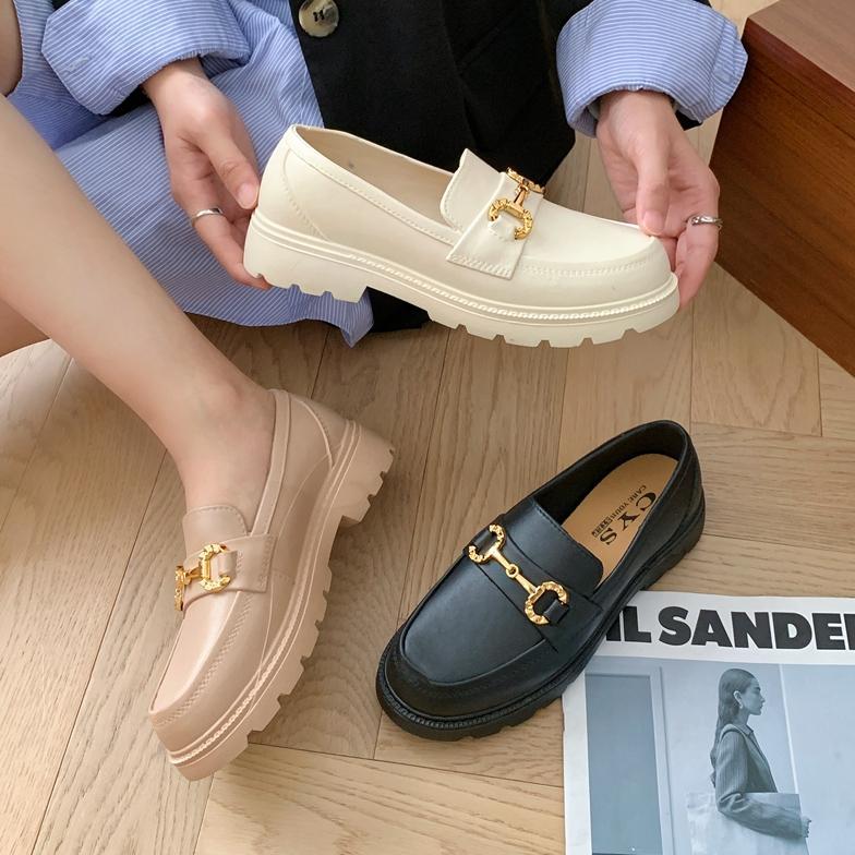 bestpromo cys sepatu docmart loafers wanita fashion korea kekinian formal spt-44