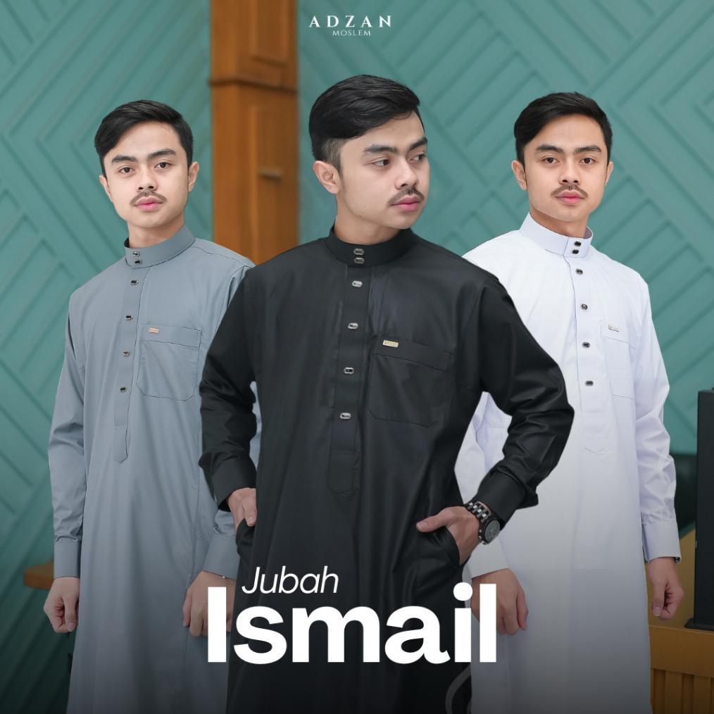 FREE ONGKIR ADZAN MOSLEM - JUBAH GAMIS THOBE SLIMFIT PRIA ISMAIL WARNA BIRU LANGIT