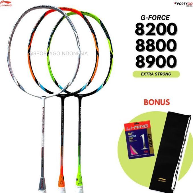 Promo Raket badminton Lining G-Force Extra Strong 8200 8800 8900 Original Diskon