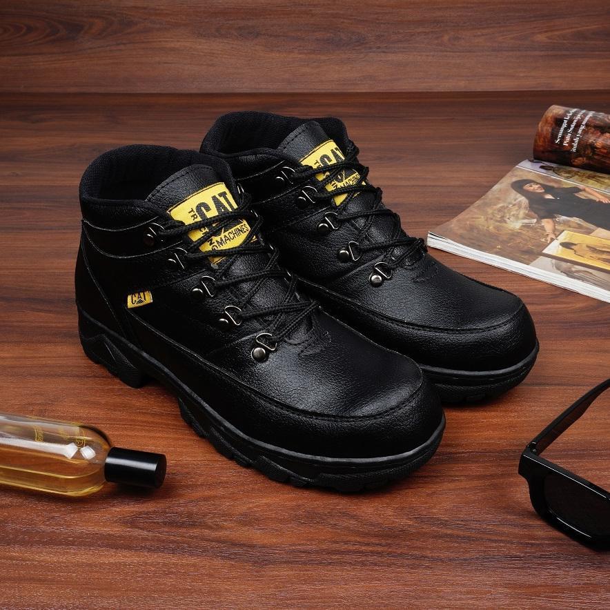 HOT DEALS Sepatu Safety Pria Boot Ujung Besi Cat sopi Septi Boots Proyek Kerja Lapangan Sefty Outdoo