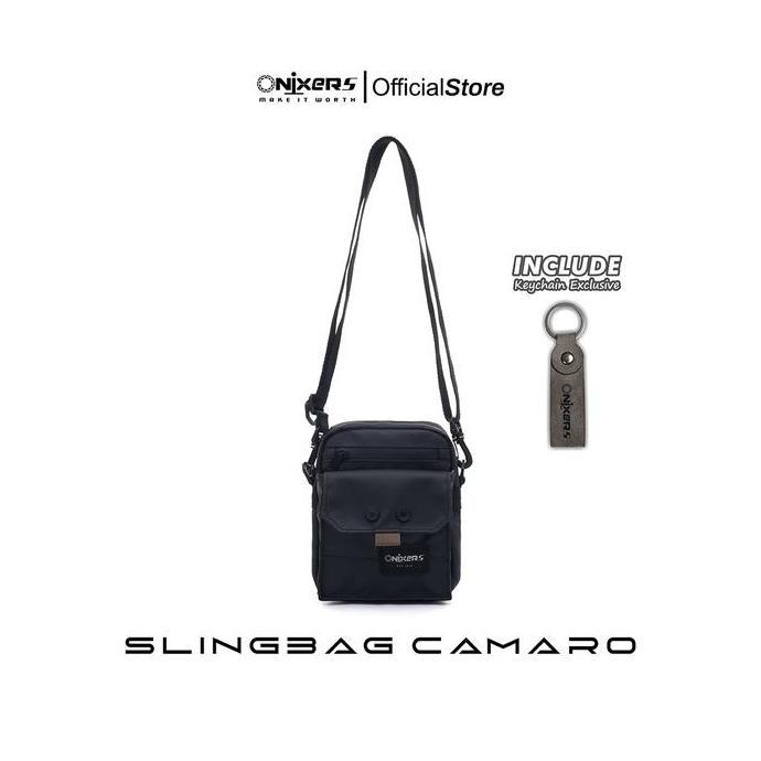 Backpack- Onixers Camaro Two Tone Slingbag Tas Selempang Pria Waterproof Waistbag