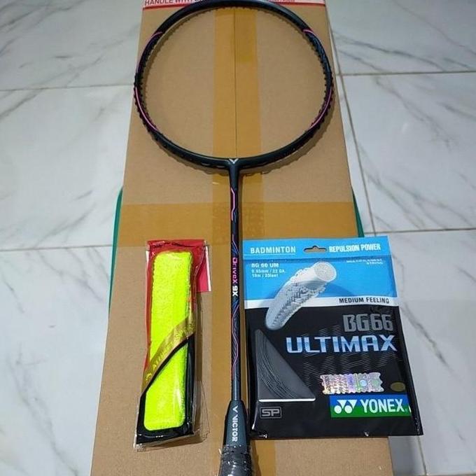 Promo Raket Badminton Victor DriveX 9x Grade Ori Kualitas Super Premium Medium HL Berat 81gr 4U-G5 T