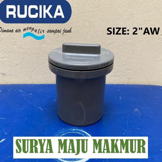 CLEAN OUT 2" INCH AW RUCIKA CO TUTUP DRAT PIPA SEPTIC TANK CAP DOP