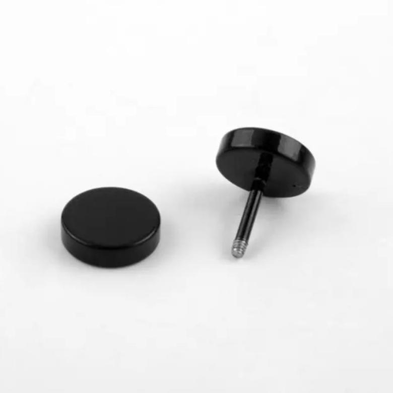 DISKON ANTING HITAM PRIA ANTING TITANIUM PRIA