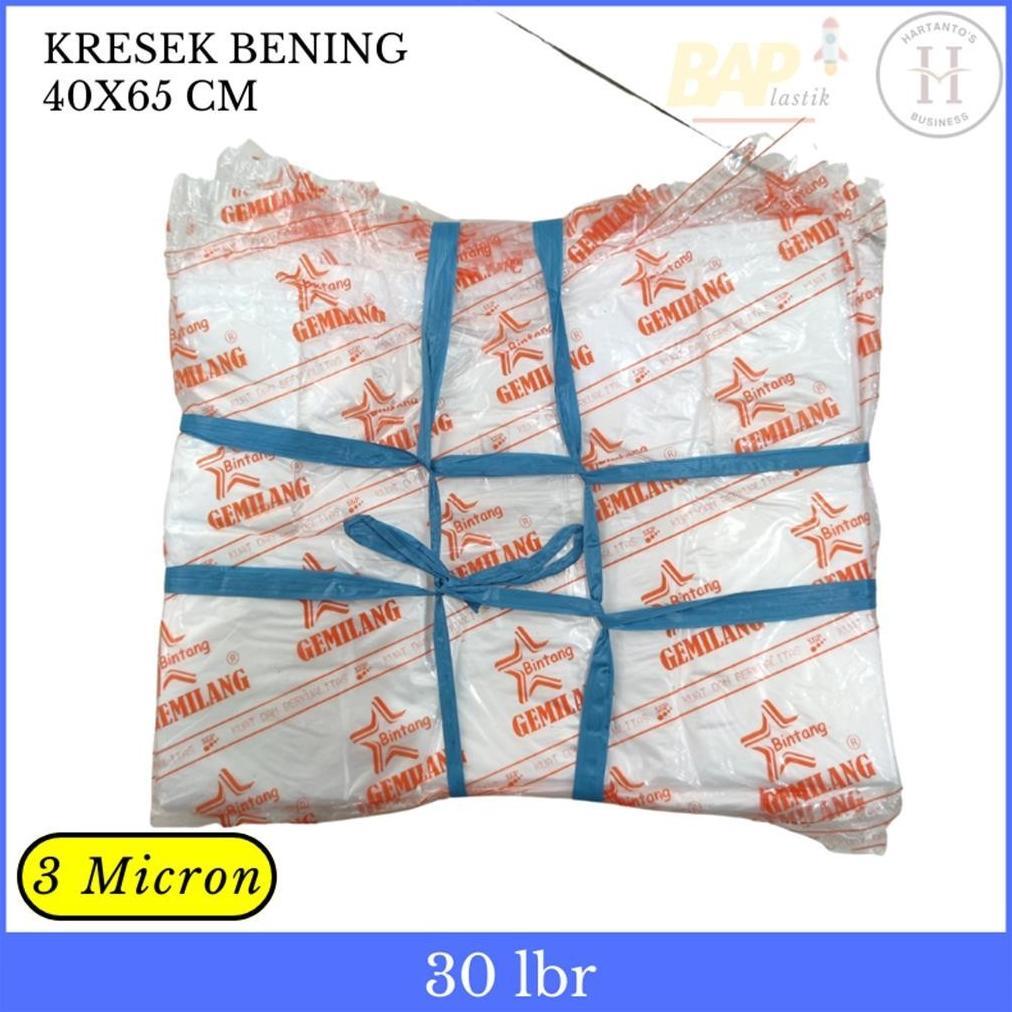 Bisa Cod Kantong Plastik Pp 40 X 65 Bening Bintang Gemilang ...
