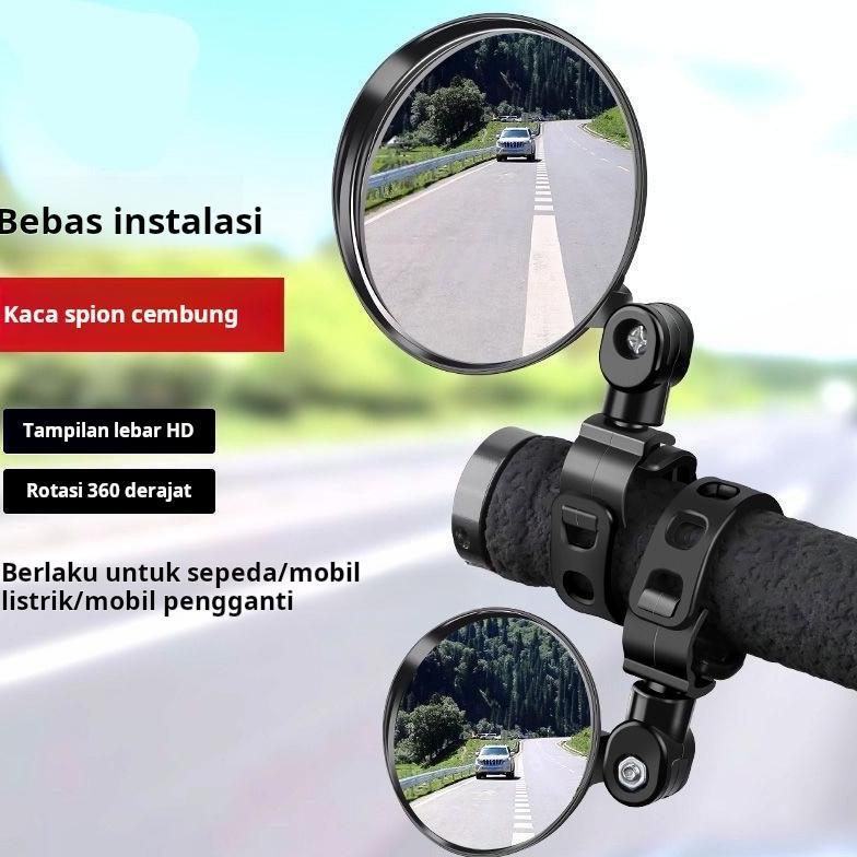 Grade Ori Kaca Spion Belakang Sepeda Motor Dan Sepeda, Tidak Perlu Instalasi, Kaca Spion Cembung Sud