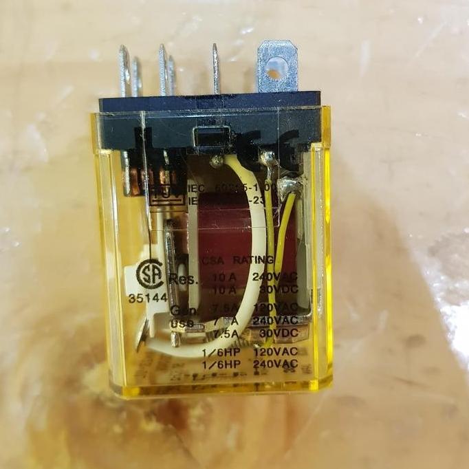 Lansungkirim- Relay Idec Rh2B-Ul 220V / Rh2Bul 220-240Vac Rh2B / Rh2B-U