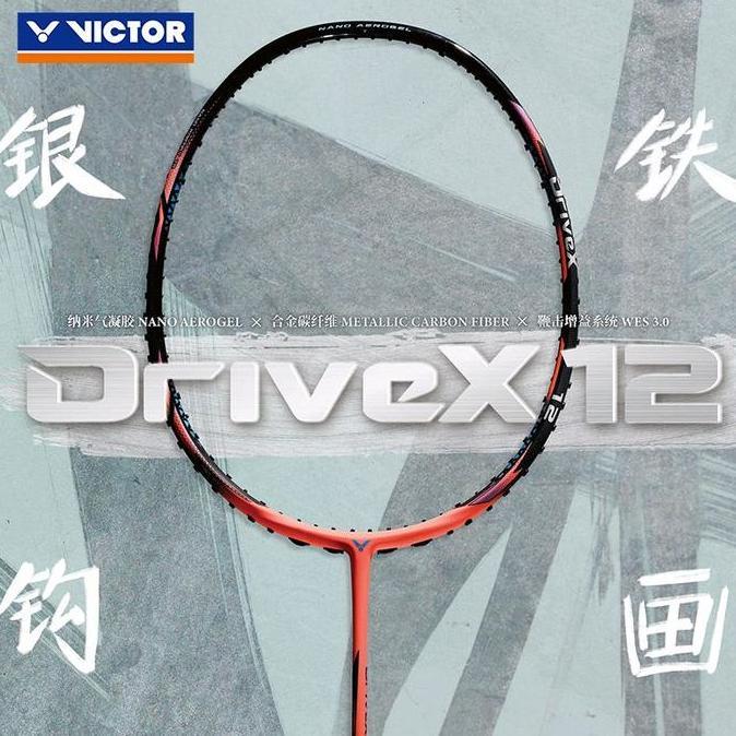 Promo Raket Badminton Victor DriveX 12 / Raket Victor DX-12 / Raket Bulutangkis DRIVE X 12 / VICTOR 