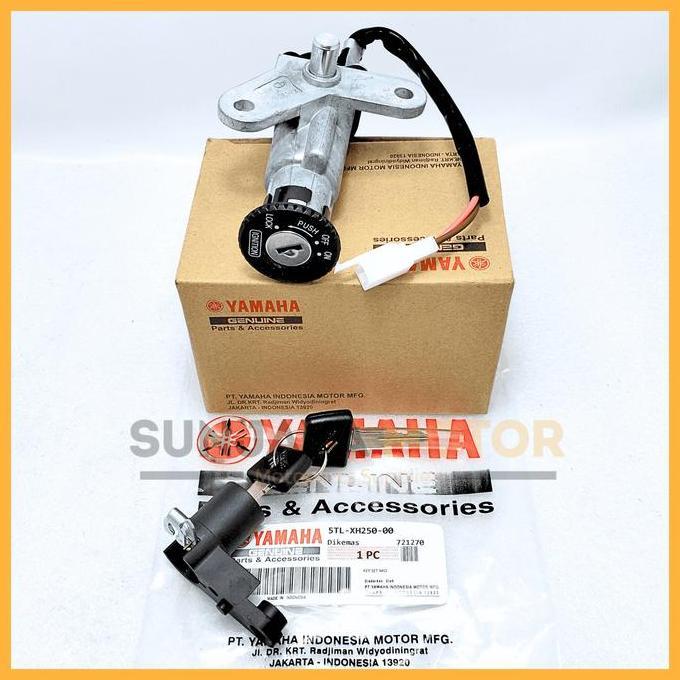 DS309 >> Kunci Kontak Set 5TL Keyset Original Yamaha Mio Sporty Mio Smile Kunci Motor 1 Set Key Set 