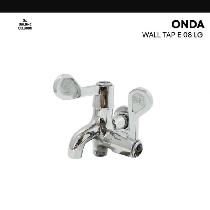 TERBARU - Keran Air Wall Tap Type E 08 Lg Merk Onda Exclusive Onda E08LG WTR TAP