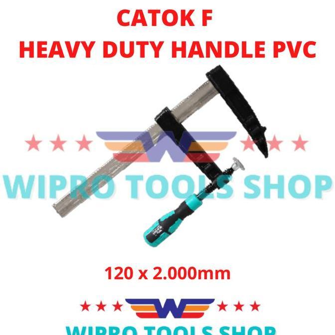 WIPRO F Clamp / Klem / Jepit / Catok F Kayu 120 x 2000mm