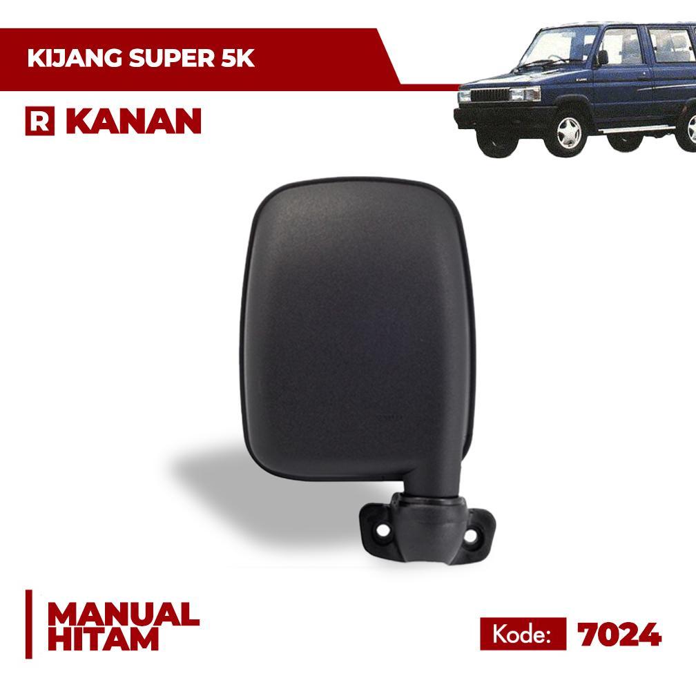 Berkualitas Emgi - Spion Mobil Kijang Super 5K - Manual Hitam