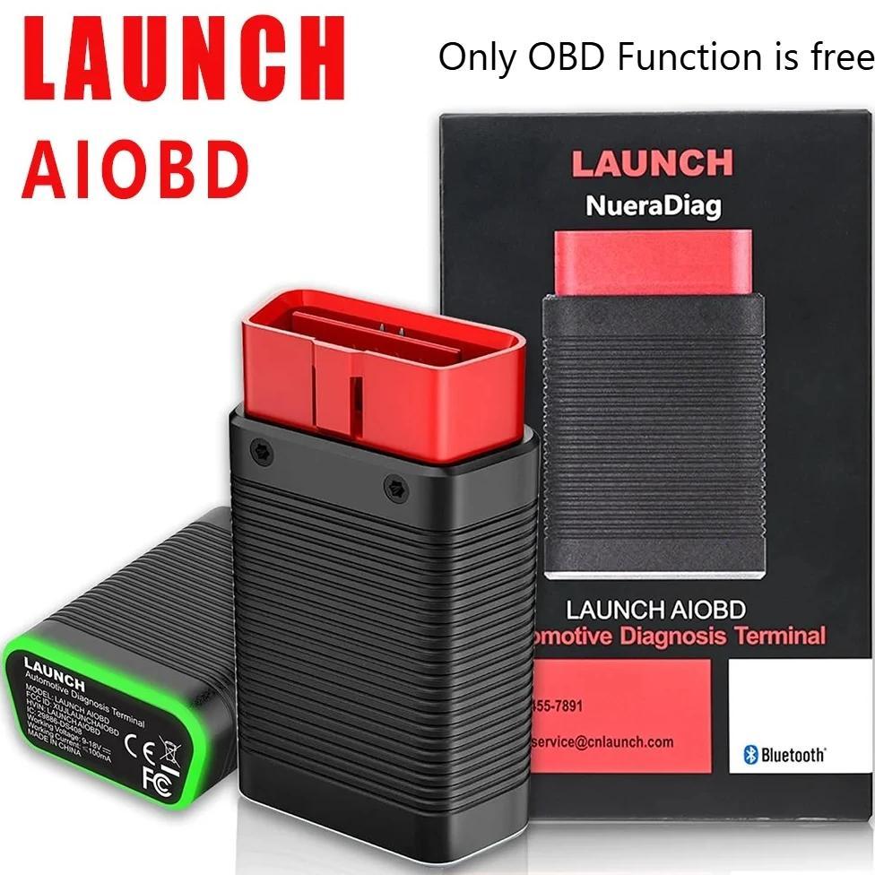 Lastest LAUNCH AIOBD Bluetooth Connector Car Diagnostic Tools Full OBD Function OBD2 Scanner For And