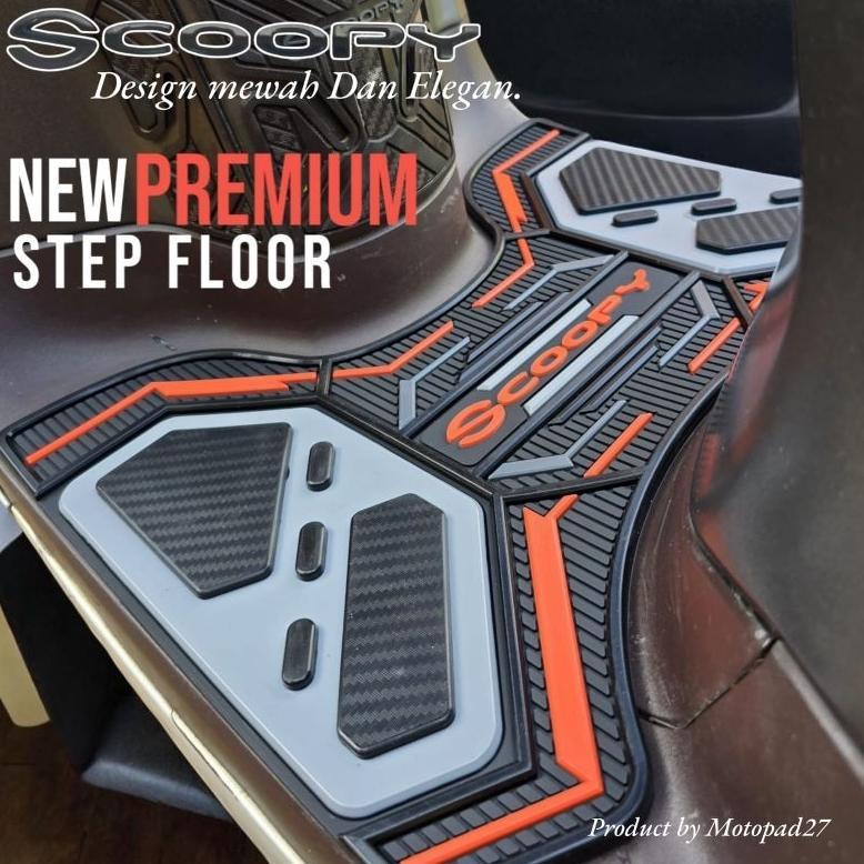 Murah Karpet Motor Scoopy 2021 - 2024 Alas Kaki Honda Scoopy New 2021 - 2024