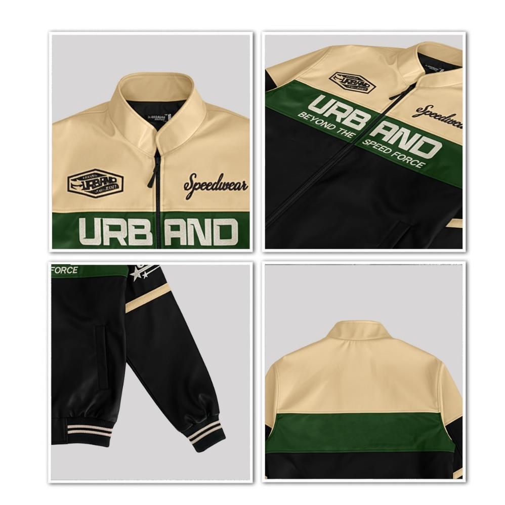 TERBARU X Urband Absolute Jaket Nascar Kulit Sintetis A619