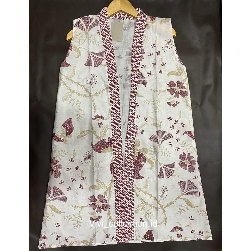 HOT DEALS Outer Batik wanita,Vest Outer Yukensi batik,Outer kekinian,outer buat kantor
