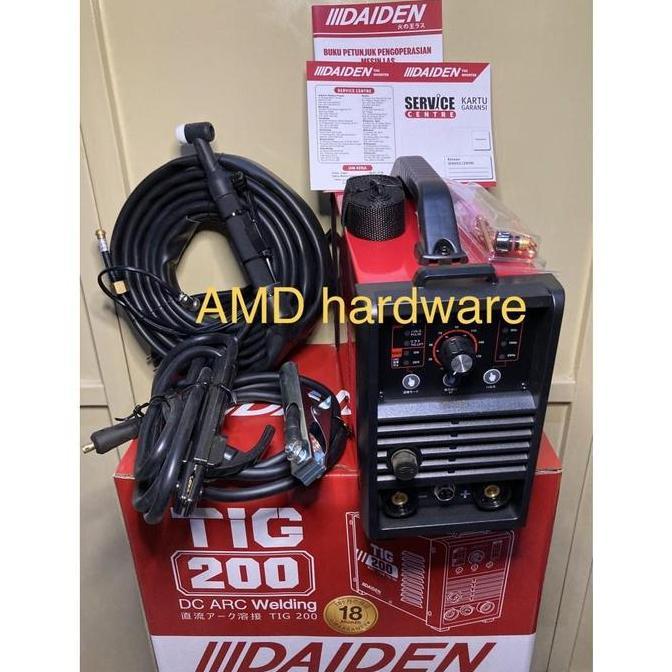 Cncoff- Mesin Las Argon Tig 200 Pulse Daiden Original Japan Tigi200 Stainless