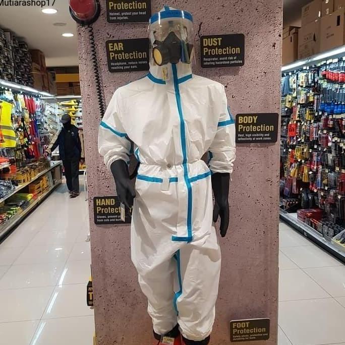 best seller] Krisbow baju APD anti virus /hazmat suit/baju medis safety covid19