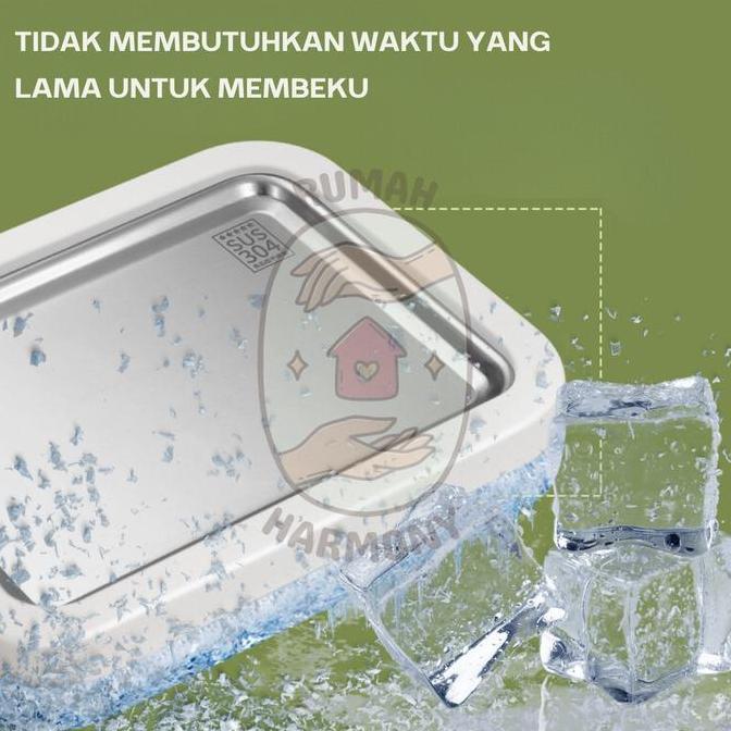 Instancodbisa- Ice Cream Roll Maker Alat Pembuat Ice Cream Roll Rumahan Yogurt Fried Ice Pan