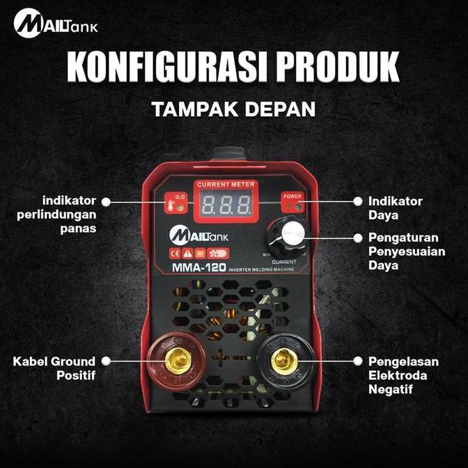 Cncoff- Mailtank Sh500 Mesin Las  Mailtank Inverter Welding Machine Sh500 Travo Las Mma-120A Mesin T