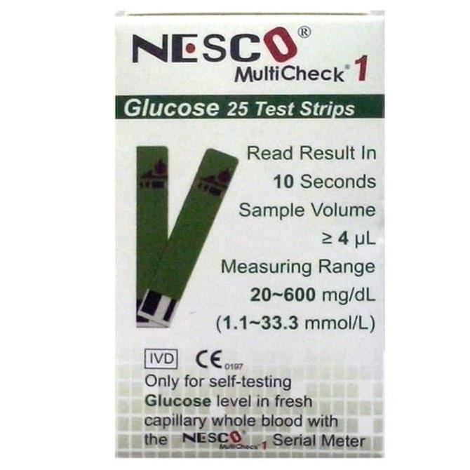 Strip Gula Nesco/ strip glucosa/strip gula darah