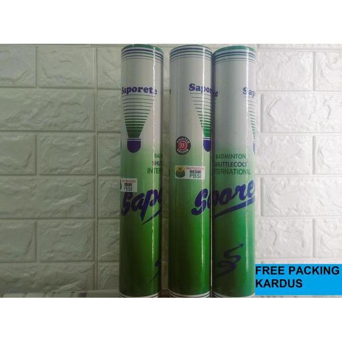 Termurah Shuttlecock Badminton Kok Bulutangkis Saporete Hijau