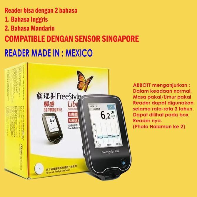 Reader FreeStyle Libre Abbott  Original Alat Pembaca Gula Darah