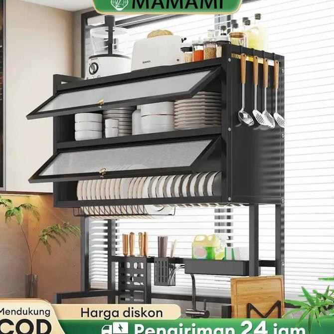 Rak Piring Wastafel Stainless Steel Rak wastafel cuci piring Rak pengering piring Rak dapur stainles