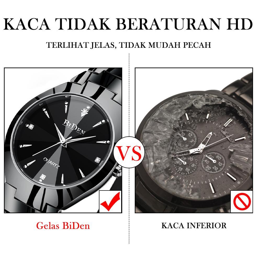 Fast Delivery Biden Jam Tangan Couple Anti Air Mode Santai Kuarsa Jam Tangan Pria Jam Tangan Wanita