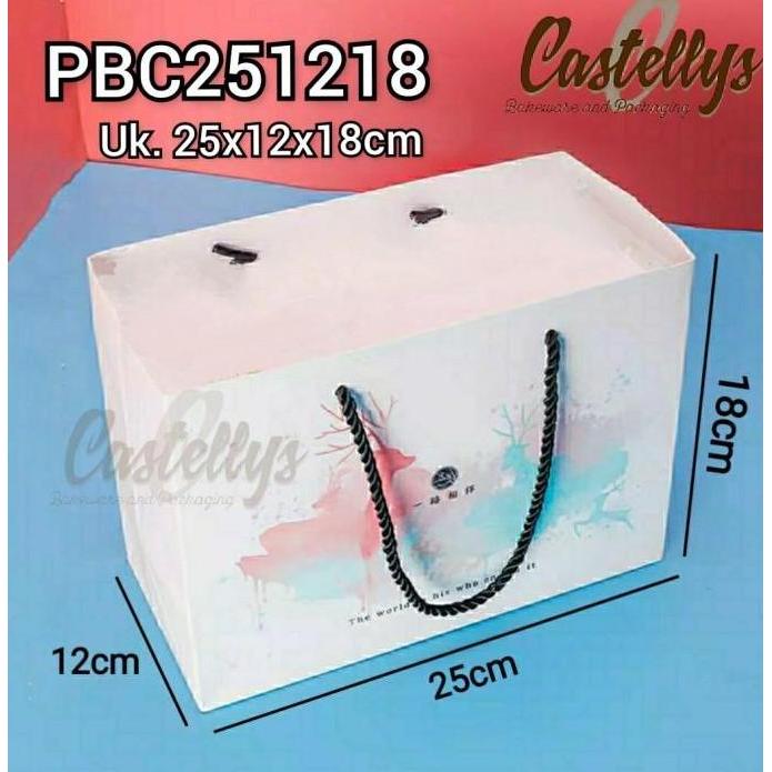 `````````] Paper Goodie Bag PBC251218 Packaging Hampers Kue Hadiah