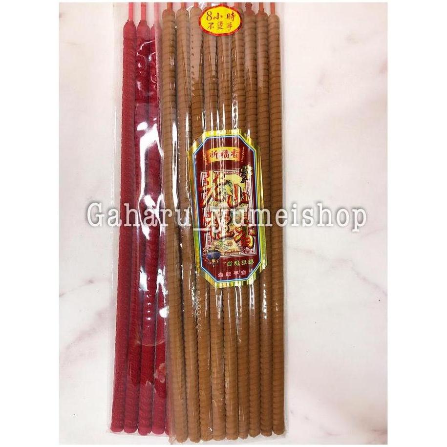 Promo Hio Dupa Ulir Wangi Cendana 8 jam 9 btg l Lau San Tan Xiang Diskon