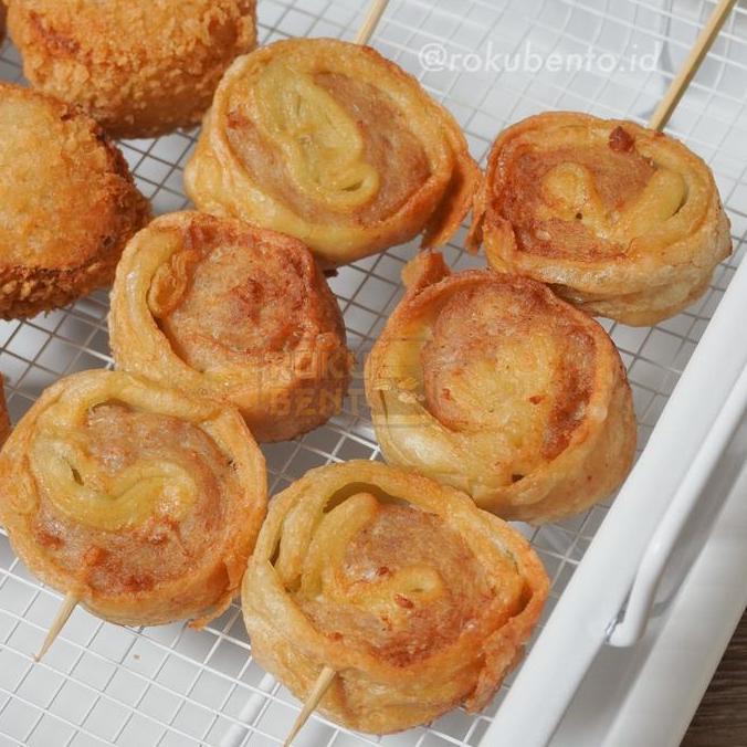 Eggroll Roku Bento BSD isi 7 Roll - Egg Chicken Roll