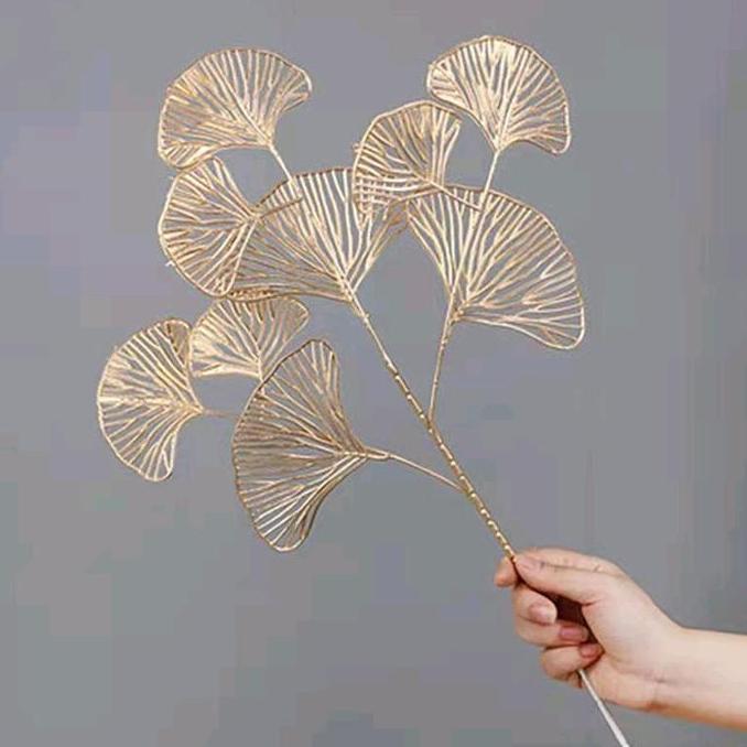 Promo Ginko Gold Golden Leaf Golden flower Daun Ginko daun Gold bunga ginko Diskon