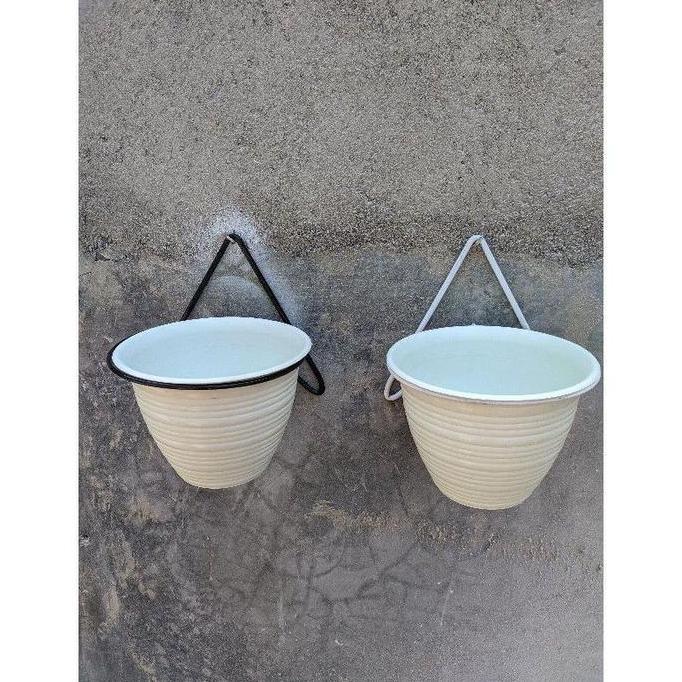 Indah- Standing Pot Unik / Standing Pot Tembok / Standing Pot Gantung / Gantungan Pot Minimalis Besi