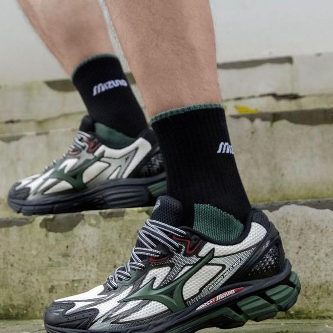 TERMURAH - MIZUNO HALO MIX BLACK GREEN ORIGINAL