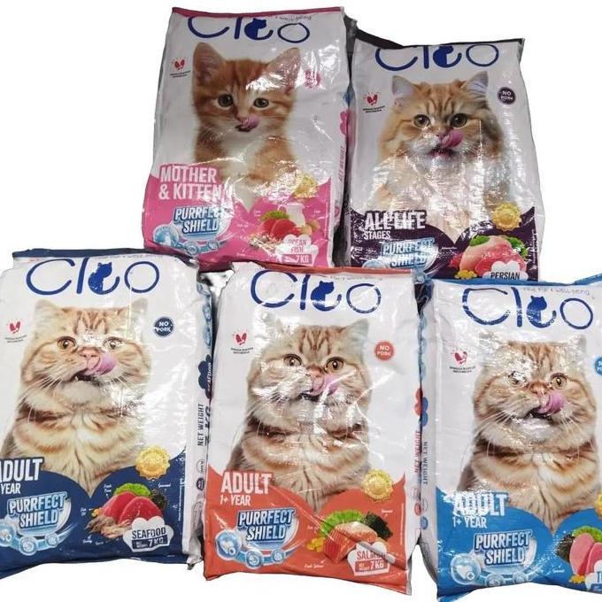 BEBAS ONGKIR - CLEO 7 kg / CLEO Cat Food 7 KG / CLEO KITTEN PERSIAN SALMON TUNA / cleo tuna 7kg / cl